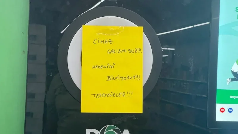 Depozito Sistemi Osmaniye'de Arızaya Takıldı