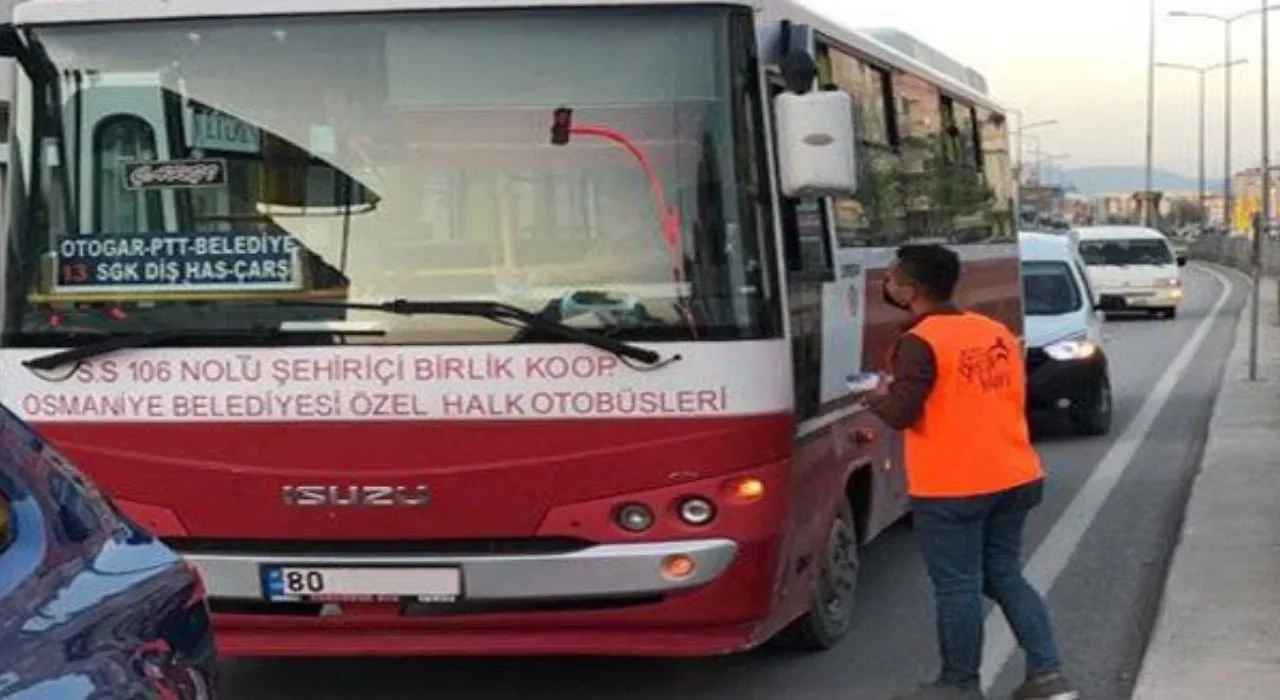 Osmaniye’de Dolmuş Ücretlerine Yeni Zam