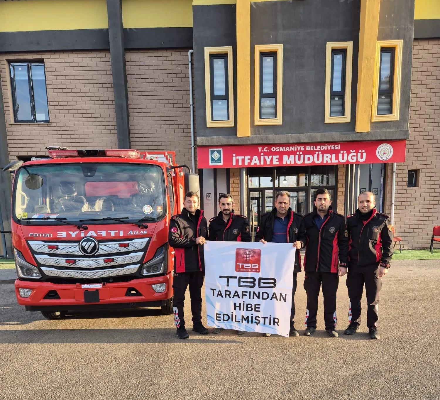 Osmaniye Belediyesi’ne Yeni İtfaiye Aracı Kazandırıldı