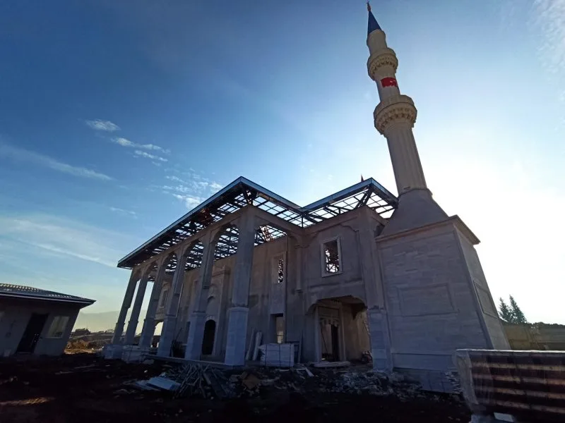 Cebelibereket Şehitlik Camisi İnşaatı Hızla İlerliyor