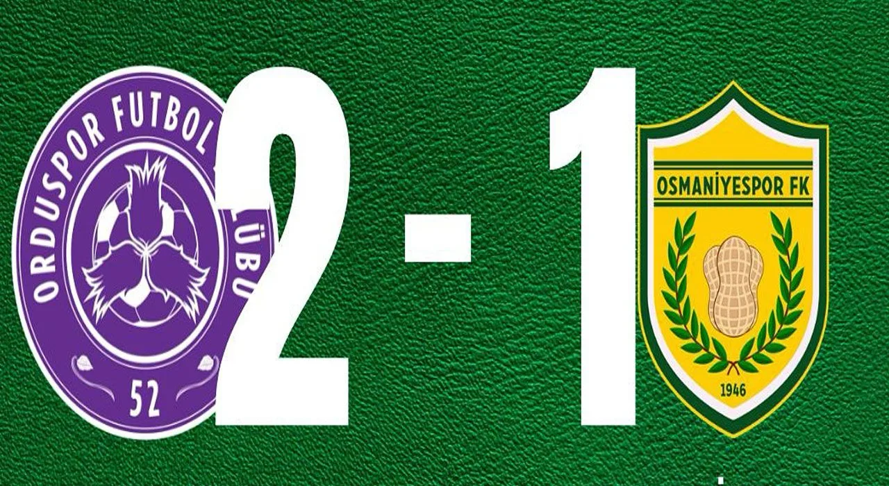 52 Orduspor Osmaniyespor’u 2-1 Mağlup Etti