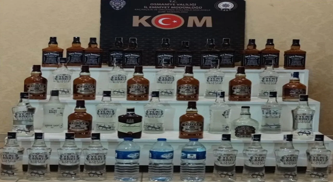 Osmaniye’de Kaçak Alkol Operasyonu: 44,5 Litre Alkol Ele Geçirildi