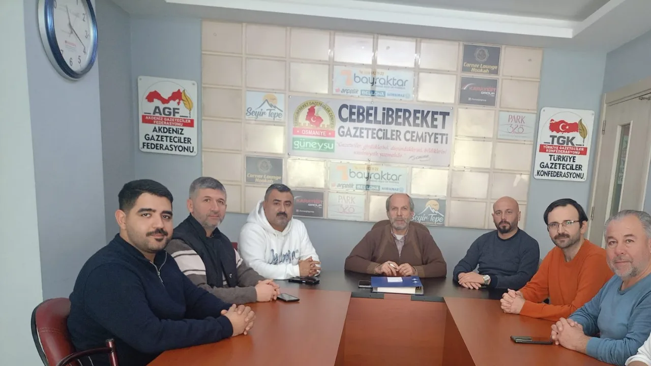 Osmaniye Cebelibereket Gazeteciler Cemiyeti 2025 Toplantısı