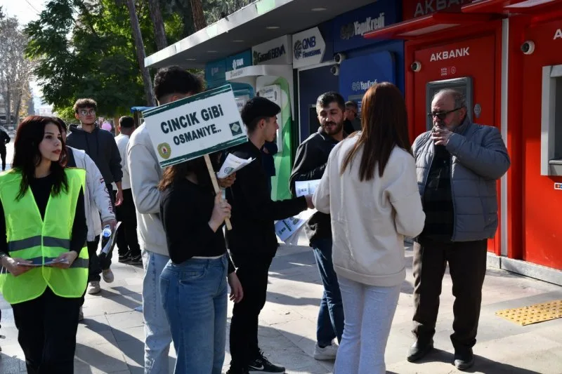 Osmaniye’de Çevre İçin Farkındalık Etkinliği Düzenlendi