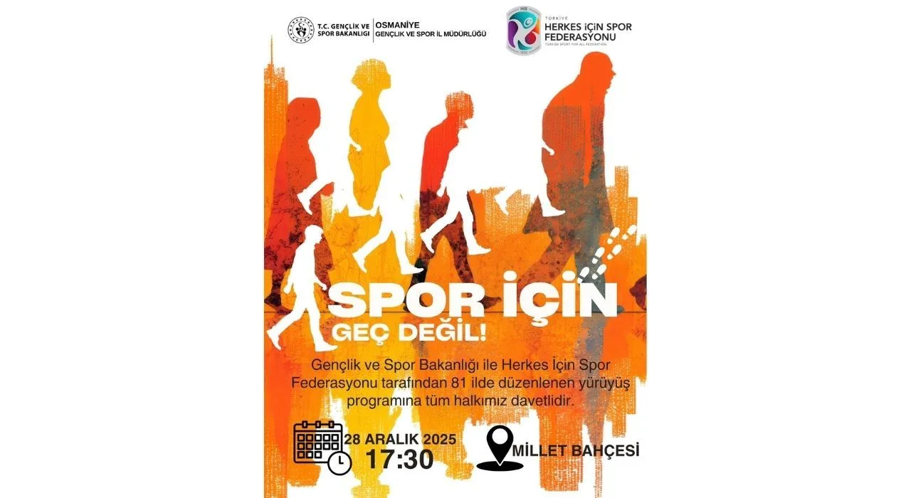 Osmaniye’de Spor Ve Sağlık İçin Büyük Buluşma Osmaniye’de Spor Ve Sağlık İçin Büyük Buluşma