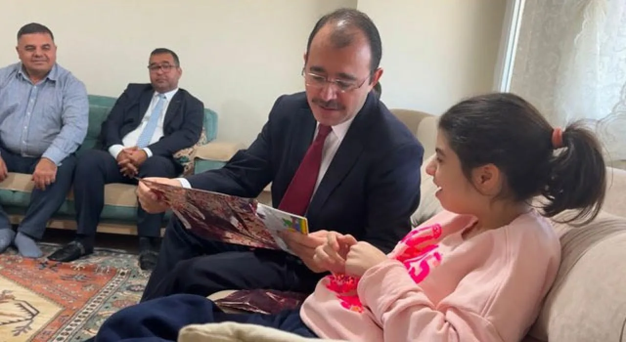 Erdinç Dolu’dan Evde Eğitim Alan Öğrenciye Ziyaret Erdinç Dolu’dan Evde Eğitim Alan Öğrenciye Ziyaret