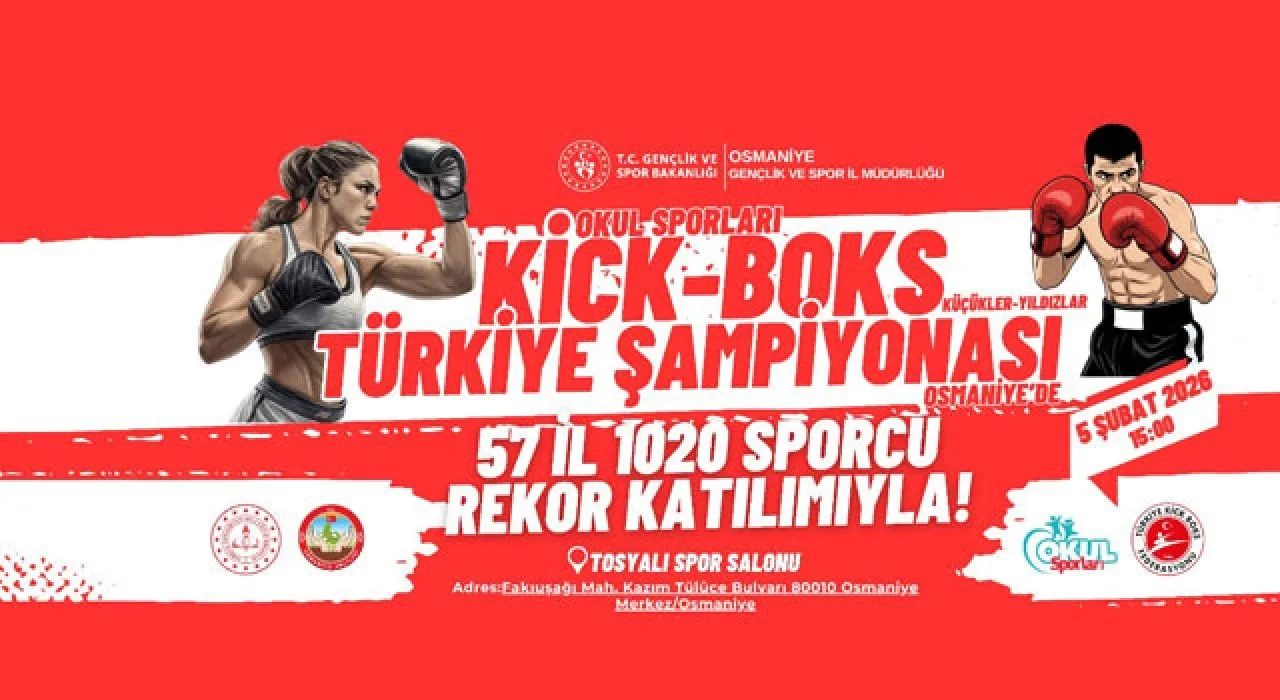 Kick Boks Türkiye Şampiyonası Osmaniye’de Başladı Kick Boks Türkiye Şampiyonası Osmaniye’de Başladı
