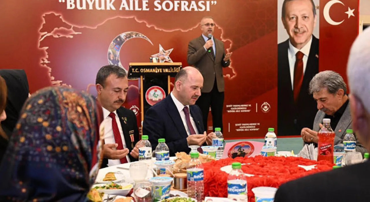 Osmaniye’de Gaziler Onuruna İftar Programı Osmaniye’de Gaziler Onuruna İftar Programı