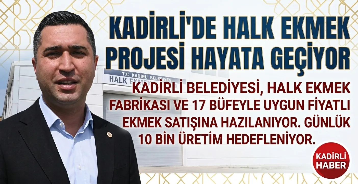 Kadirli’de Halk Ekmek Projesi Hayata Geçiyor Kadirli’de Halk Ekmek Projesi Hayata Geçiyor