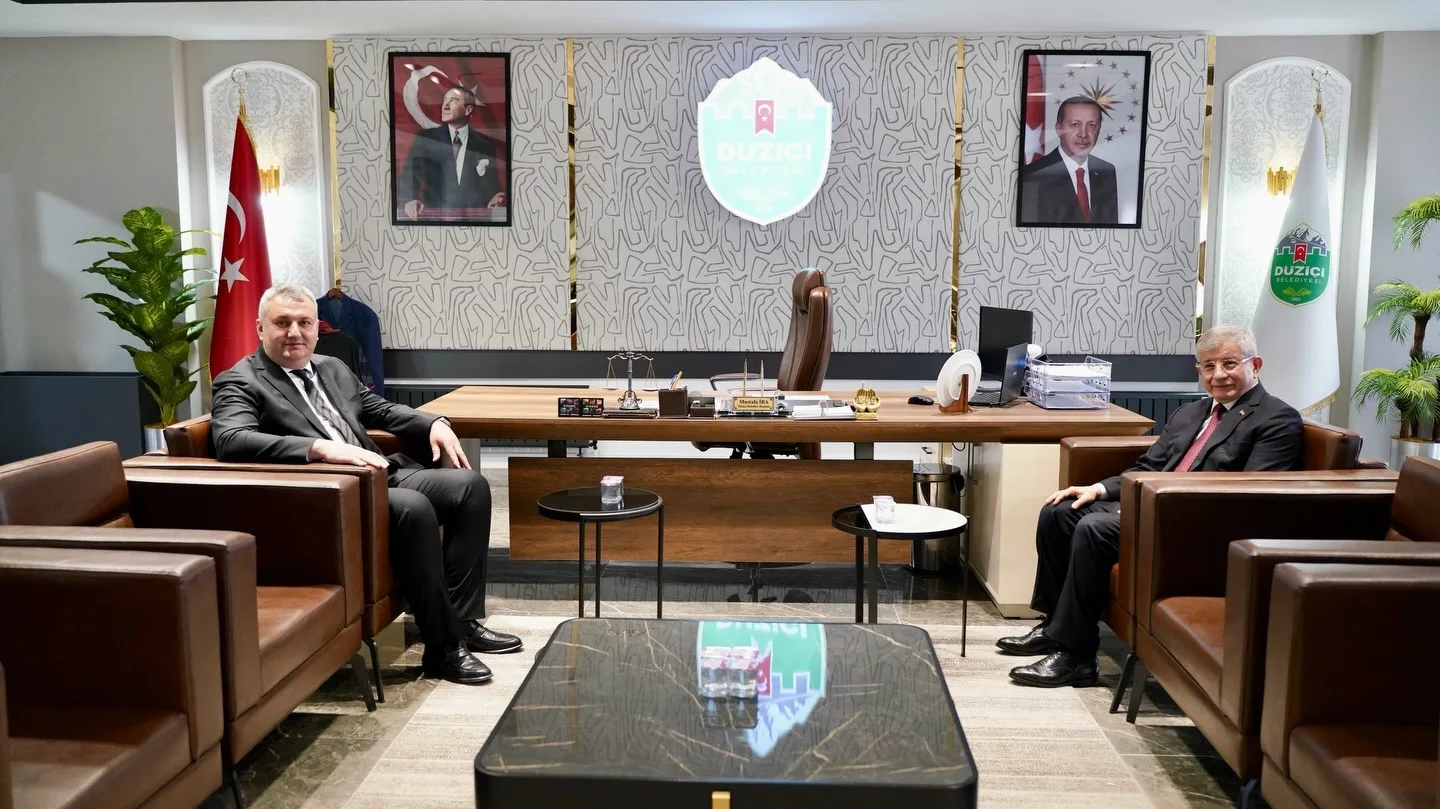 Ahmet Davutoğlu’ndan Düziçi Belediyesi’ne Ziyaret Ahmet Davutoğlu’ndan Düziçi Belediyesi’ne Ziyaret