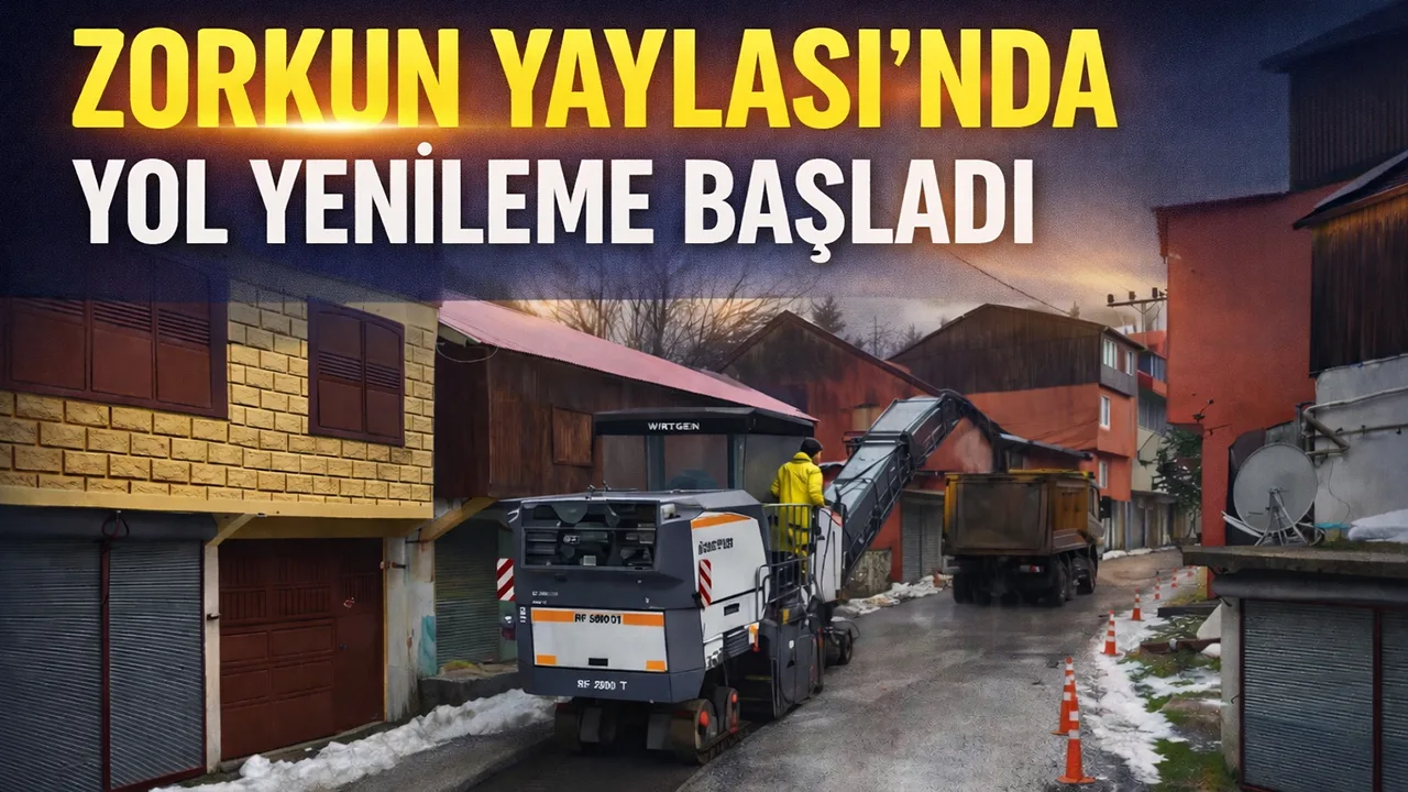 Zorkun Yaylası’nda Yol Yenileme Başladı Zorkun Yaylası’nda Yol Yenileme Başladı